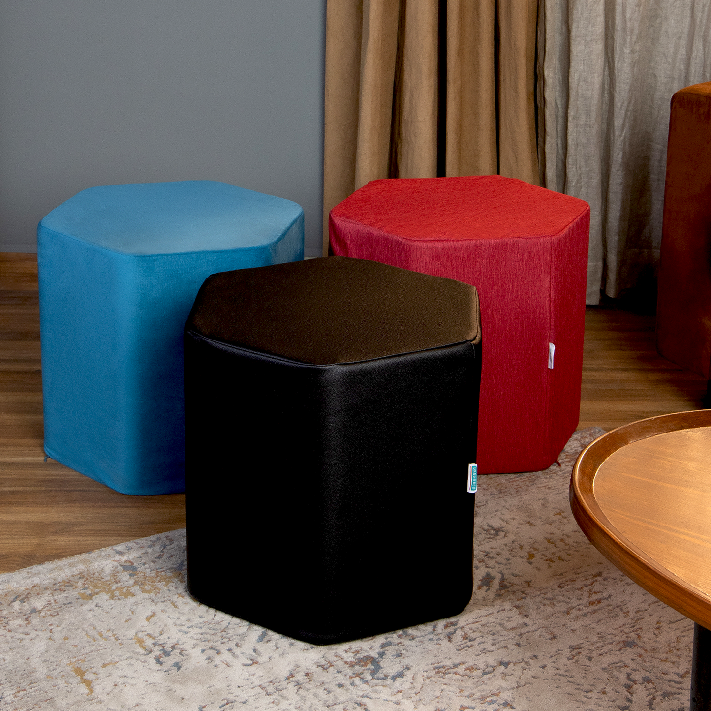 Hexagonal Pouf