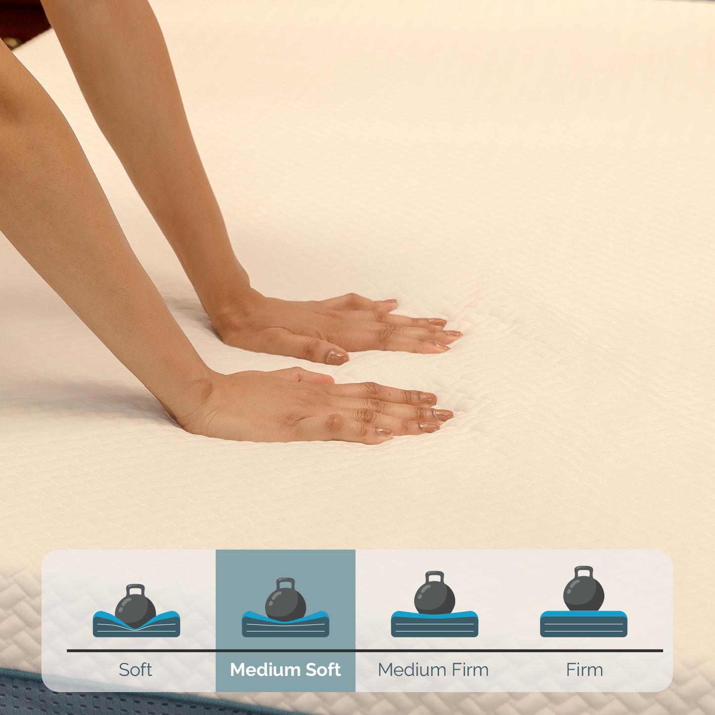 Zen Memory Foam Mattress With Pack of 2 Fibre Pillow Free