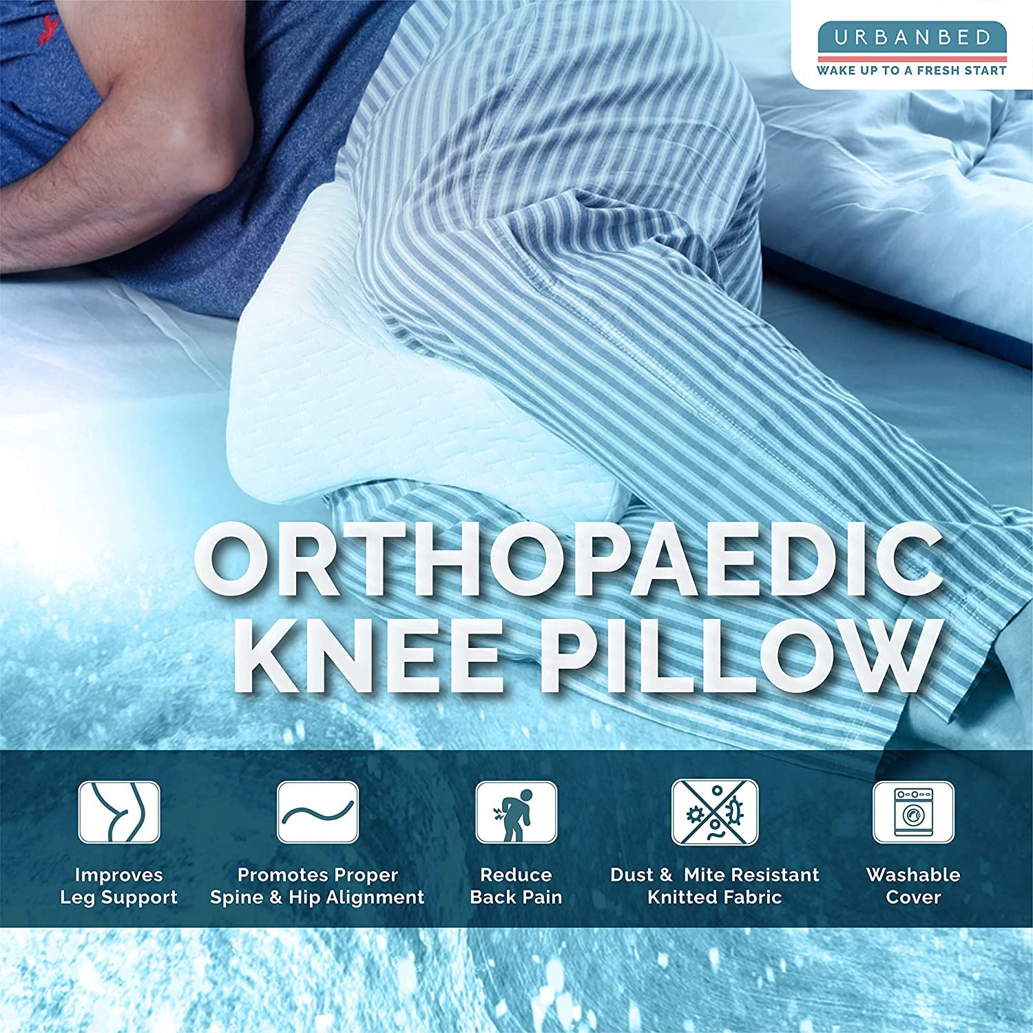 Knee Pillow Knee Cushion Knee Support Pillow UrbanBed