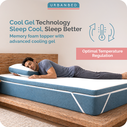 Cool Gel Memory Foam Mattress Topper