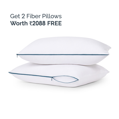 Evolve Orthopaedic Mattress With Pack of 2 Fibre Pillow Free