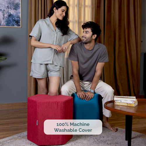 Hexagonal Pouf