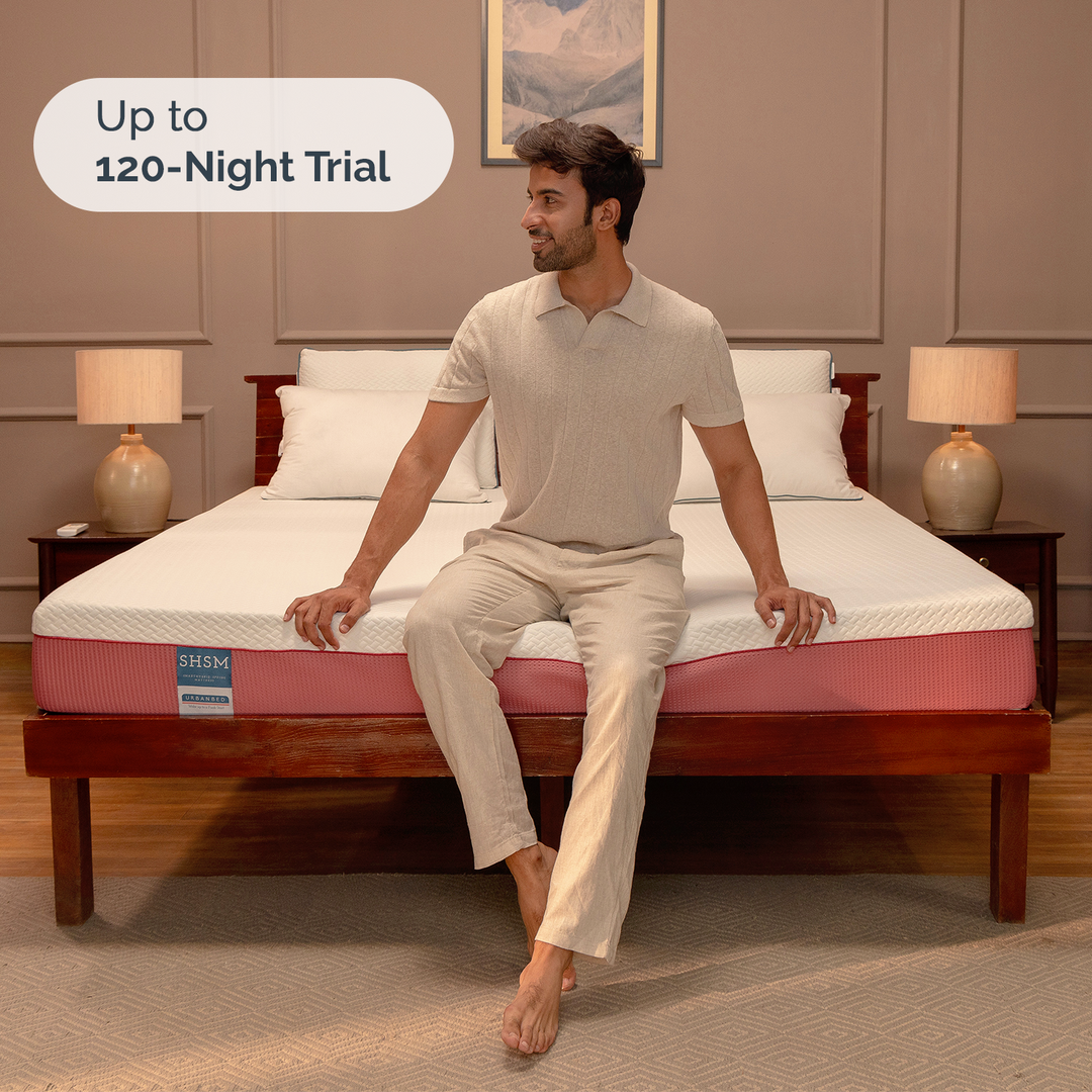 Smart Hybrid Spring Mattress With Pack of Fibre Pillow Free Single Inch 72*36 (6ft*3ft)