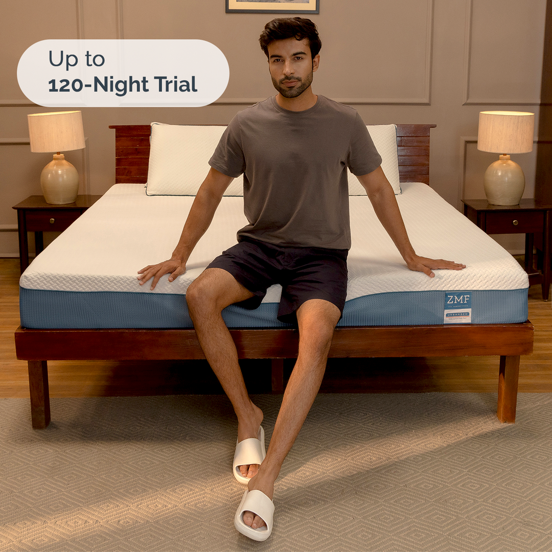 Zen Memory Foam Mattress With Pack of Fibre Pillow Free Single Inch 72*30