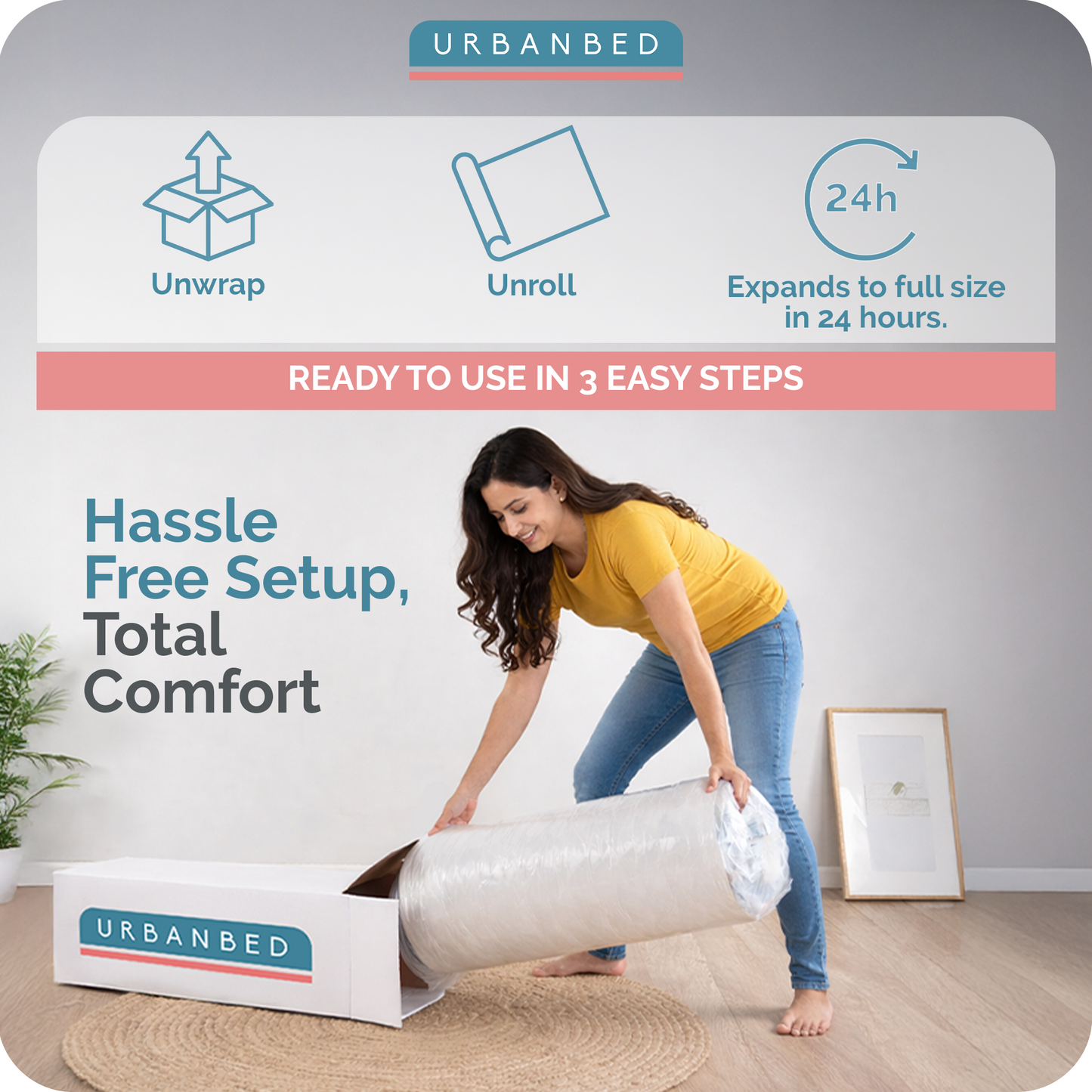 Cool Gel Memory Foam Mattress Topper