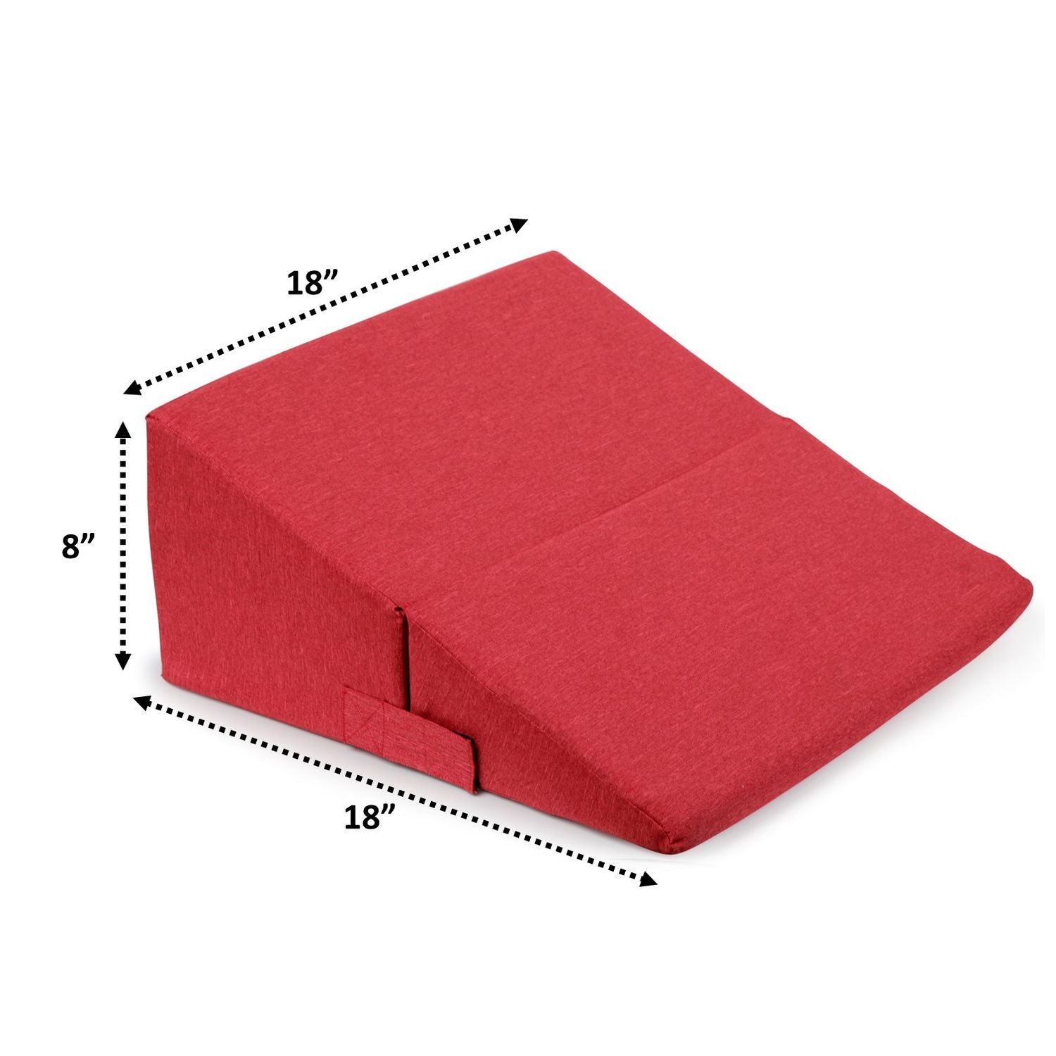 Dual Wedge Pillow, Memory Foam Wedge Pillow, Leg Elevation Pillow ...